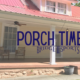 picture of Bridge 2 Sports office with text Porch Time and Bridge 2 Sports logo