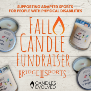 Fall Candle Fundraiser Social graphic (1080 × 1080 px)